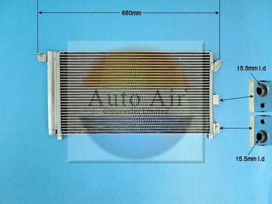 Auto Air Gloucester 16-1378 - Condensator, climatizare - allinparts.ro