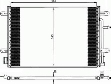 Autoclima 30311521CP - Condensator, climatizare allinparts.ro