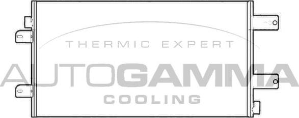 Autogamma 104577 - Condensator, climatizare allinparts.ro