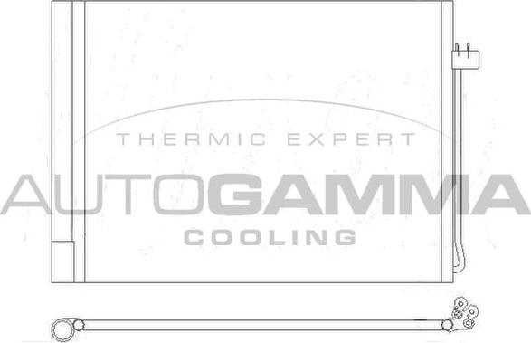 Autogamma 105424 - Condensator, climatizare - allinparts.ro