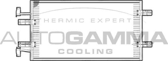 Autogamma 105517 - Condensator, climatizare - allinparts.ro