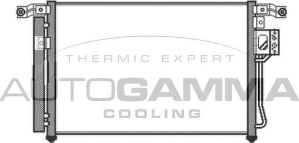 Autogamma 105076 - Condensator, climatizare allinparts.ro