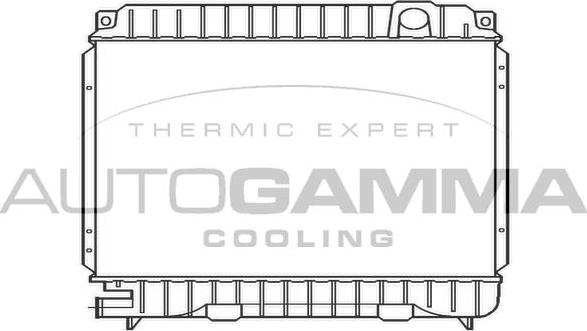 Autogamma 100084 - Radiator, racire motor - allinparts.ro