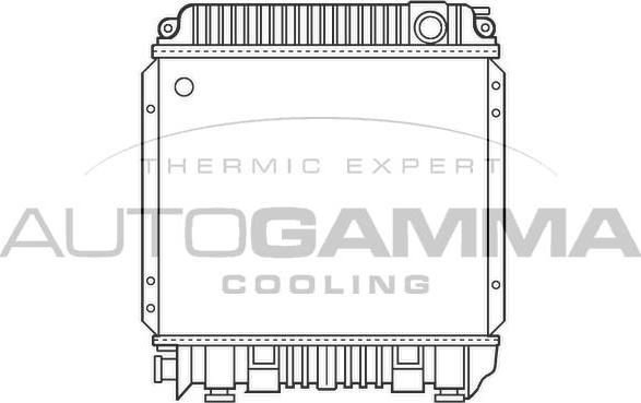 Autogamma 100085 - Radiator, racire motor - allinparts.ro