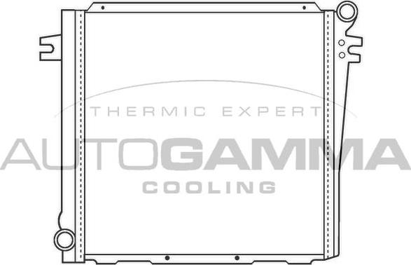 Autogamma 100116 - Radiator, racire motor - allinparts.ro