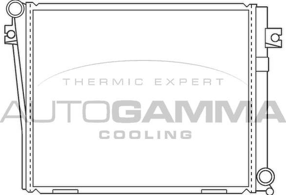 Autogamma 100120 - Radiator, racire motor - allinparts.ro