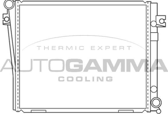 Autogamma 100121 - Radiator, racire motor - allinparts.ro