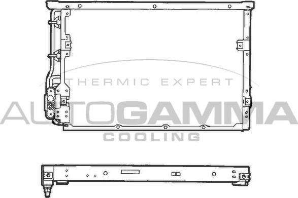Autogamma 101571 - Condensator, climatizare - allinparts.ro