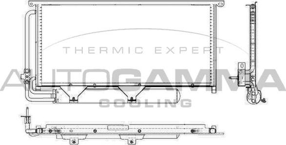 Autogamma 103984 - Condensator, climatizare allinparts.ro