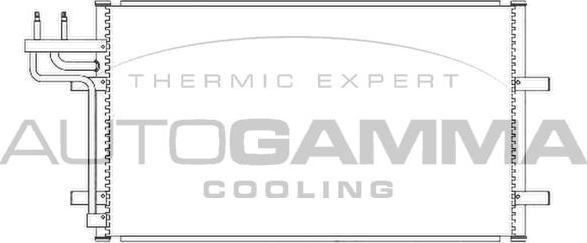 Autogamma 103426 - Condensator, climatizare - allinparts.ro