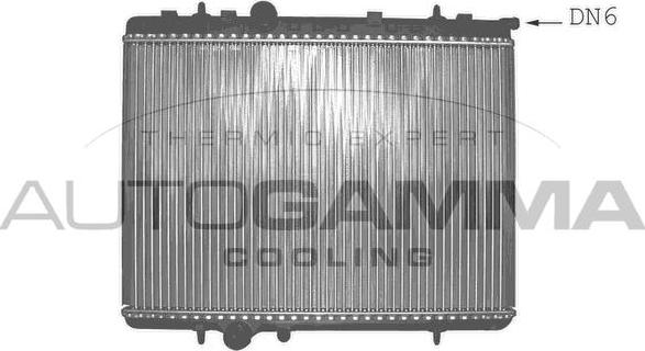 Autogamma 103585 - Radiator, racire motor allinparts.ro