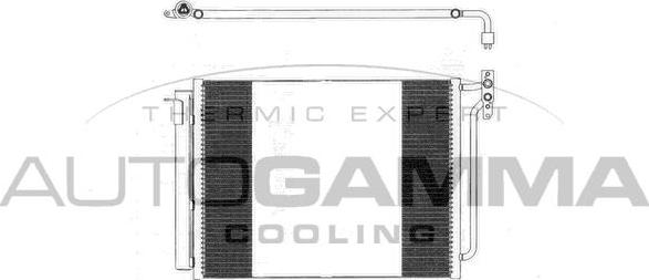 Autogamma 103297 - Condensator, climatizare - allinparts.ro