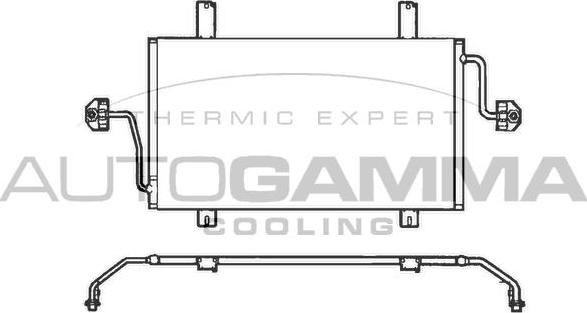 Autogamma 102563 - Condensator, climatizare - allinparts.ro