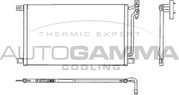 Autogamma 102605 - Condensator, climatizare - allinparts.ro