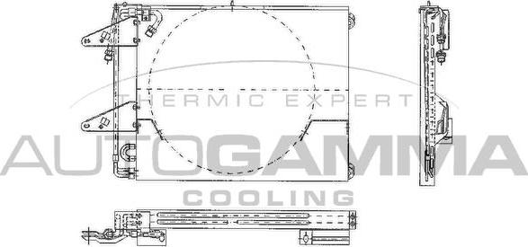 Autogamma 102614 - Condensator, climatizare - allinparts.ro