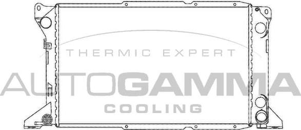 Autogamma 102088 - Radiator, racire motor - allinparts.ro