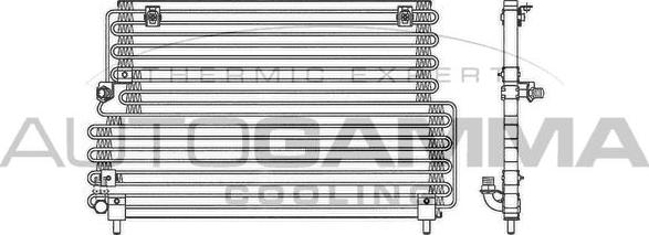 Autogamma 102826 - Condensator, climatizare - allinparts.ro