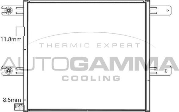 Autogamma 107908 - Condensator, climatizare allinparts.ro