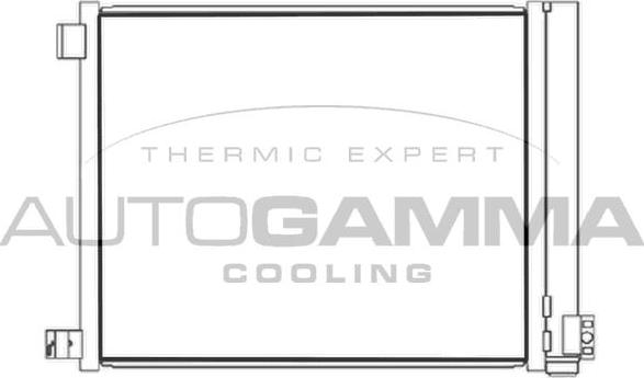 Autogamma 107434 - Condensator, climatizare allinparts.ro