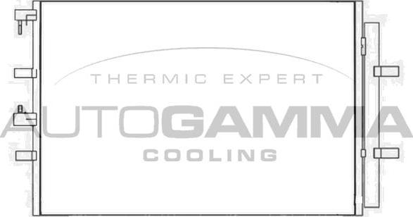 Autogamma 107655 - Condensator, climatizare allinparts.ro