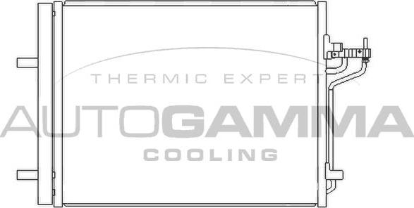 Autogamma 107112 - Condensator, climatizare allinparts.ro