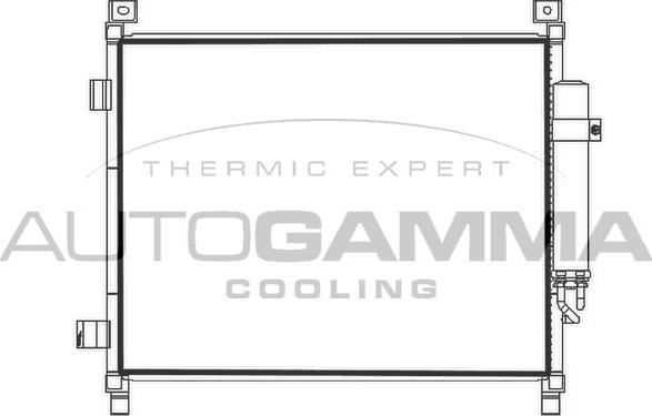 Autogamma 107785 - Condensator, climatizare allinparts.ro