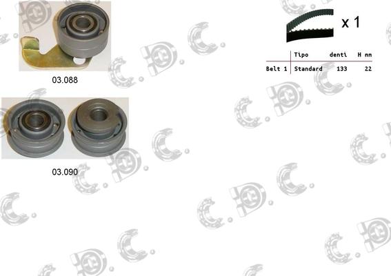 Autokit 04.5162 - Set curea de distributie - allinparts.ro