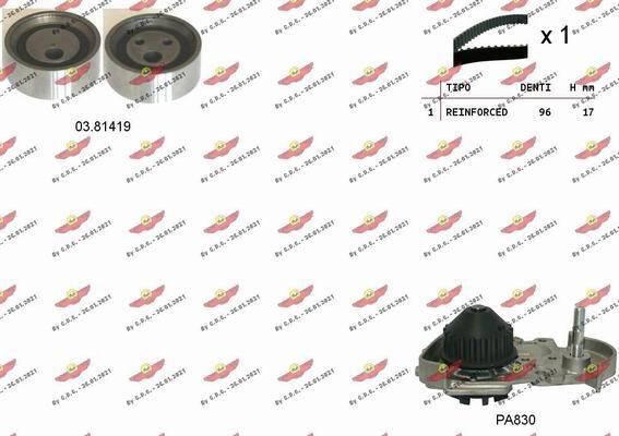 Autokit 04.5304PA - Set curea de distributie - allinparts.ro