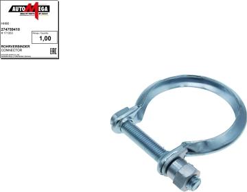 Automega 274759410 - Conector teava, sistem de esapament allinparts.ro