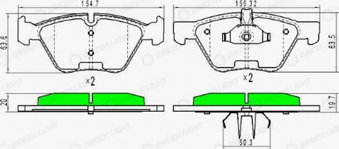 AutomotiveAdriado GLBP0080 - Set placute frana,frana disc - allinparts.ro