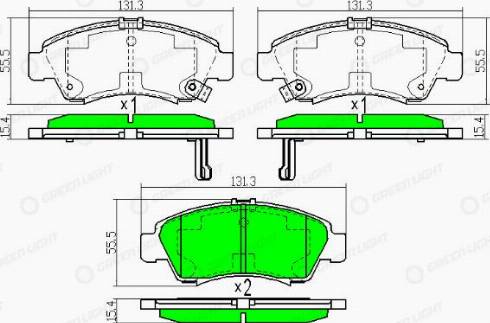 AutomotiveAdriado GLBP0249 - Set placute frana,frana disc - allinparts.ro