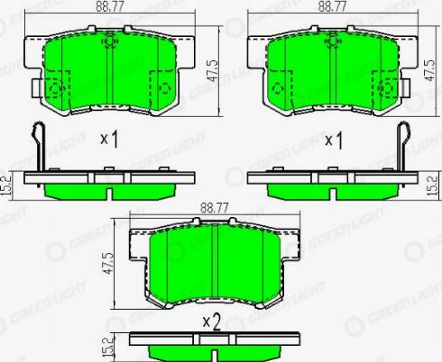 AutomotiveAdriado GLBP0245 - Set placute frana,frana disc - allinparts.ro