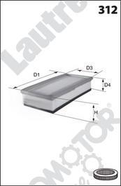 Automotor France LAT137 - Filtru aer allinparts.ro