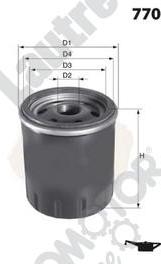 Automotor France LATH01 - Filtru ulei allinparts.ro