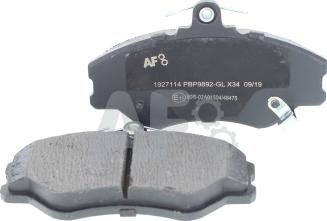 Automotor France PBP9892 - Set placute frana,frana disc - allinparts.ro