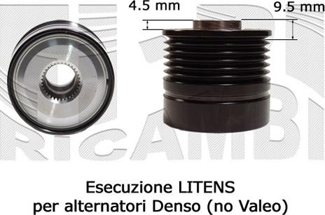 Autoteam A07496 - Fulie, alternator - allinparts.ro
