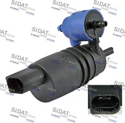 Autoteam E5125 - Pompa de apa,spalare parbriz - allinparts.ro