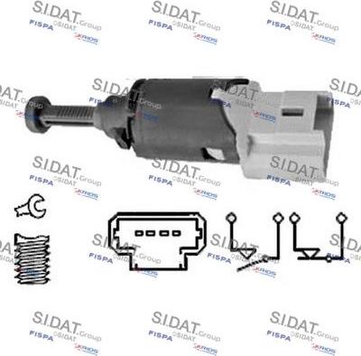 Autoteam E140098 - Comutator lumini frana - allinparts.ro