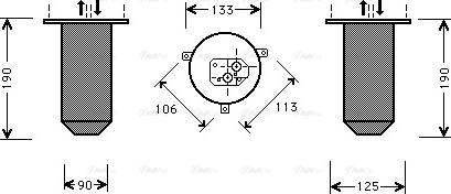 AVA BWD216 - Uscator,aer conditionat - allinparts.ro