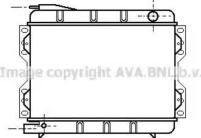 AVA FD 2028 - Radiator, racire motor - allinparts.ro
