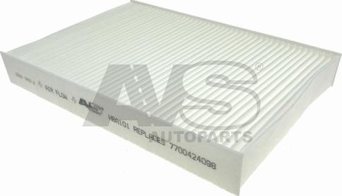 AVS Autoparts HBA101 - Filtru, aer habitaclu allinparts.ro