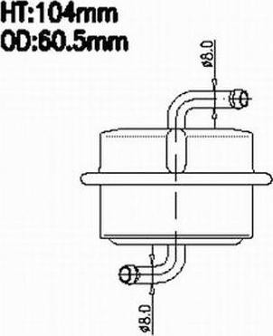 Azumi FSP29095 - Filtru combustibil allinparts.ro