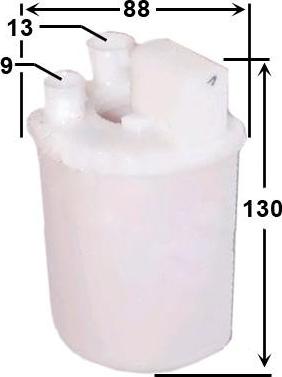 Azumi FST11308 - Filtru, sistem alimentare combustibil - allinparts.ro