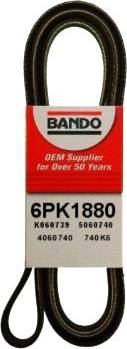Bando 6PK1880 - Curea transmisie cu caneluri - allinparts.ro
