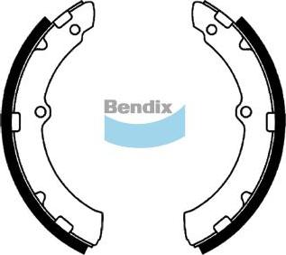 BENDIX BS1746 - Set saboti frana - allinparts.ro