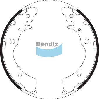 BENDIX DS5524 - Set saboti frana - allinparts.ro
