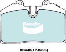 BENDIX DB440 MKT - Set placute frana,frana disc allinparts.ro