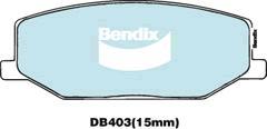 BENDIX DB403 GCT - Set placute frana,frana disc - allinparts.ro