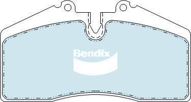 BENDIX DB439 MKT - Set placute frana,frana disc allinparts.ro