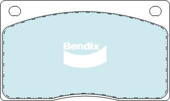BENDIX DB585 MKT - Set placute frana,frana disc - allinparts.ro